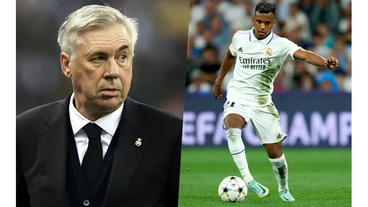 Ancelotti retó a Rodrygo por no saludarlo tras ser reemplazado.