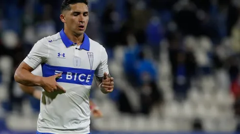 Felipe Gutiérrez festeja un gol ante Deportes Melipilla.