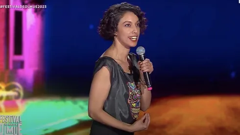 Nathalie Nicloux en el Festival de Olmué.