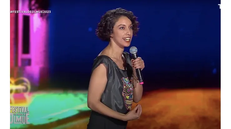 Nathalie Nicloux en el Festival de Olmué.