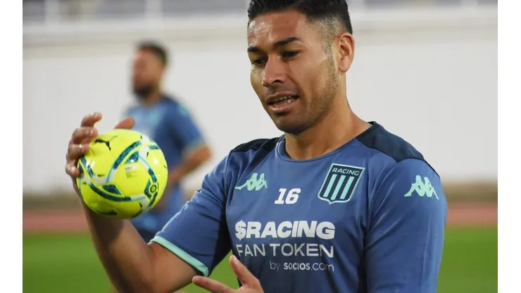 Óscar Opazo apunta a ser titular en Racing Club para la Supercopa de Argentina frente a Boca Juniors.