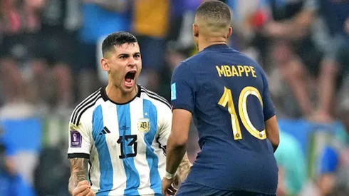 Así le gritó Romero el gol a Mbappé.