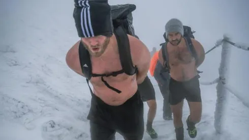 Schürrle en su increíble desafío en la nieve