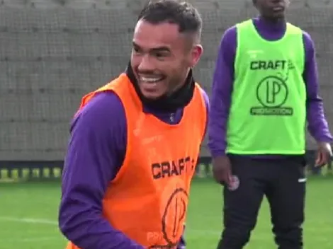 Feliz de la vida: Gabi Suazo disputa su primera práctica en Francia