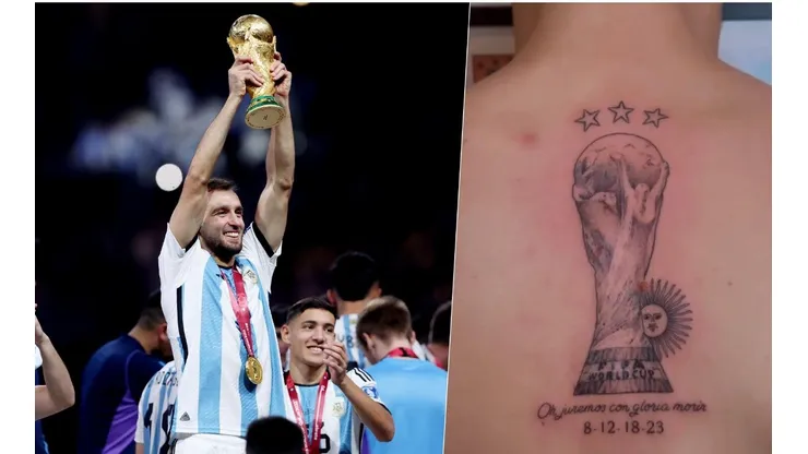 El tatuaje con falta de ortografía de Pezzella