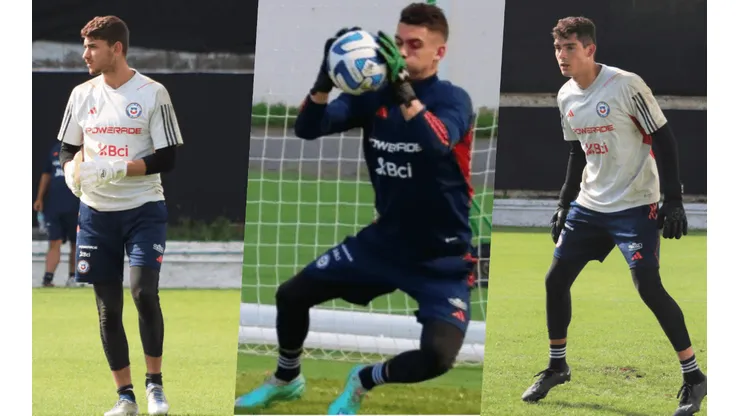 Thomas Guillier, Pedro Garrido y Vicente Reyes los porteros de La Roja