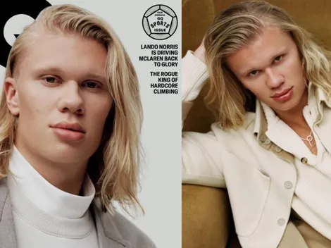 Haaland se suelta el pelo para revista y revela su secreto para el éxito