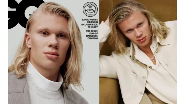 Haaland fue portada de la revista Go