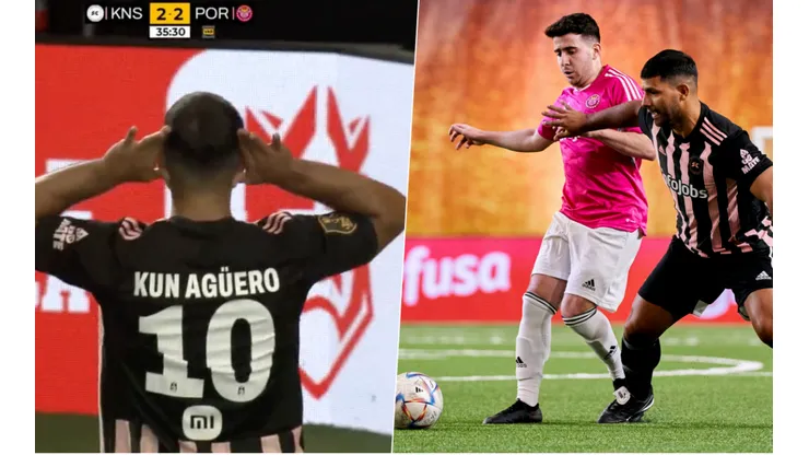El Kun marcó un golazo pero se perdió un penal en la derrota de su equipo.