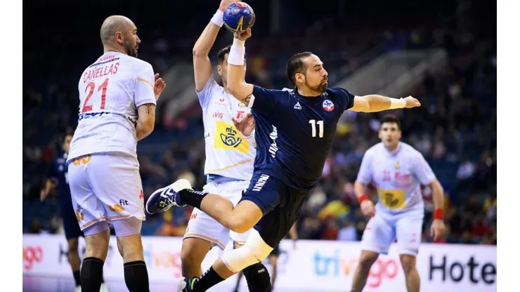 Chile perdió ante España y sigue sin puntos en el Mundial de Balonmano.