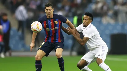 Lewandowski marcó el segundo del Barcelona