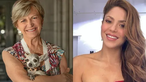 Evelyn Matthei y Shakira.