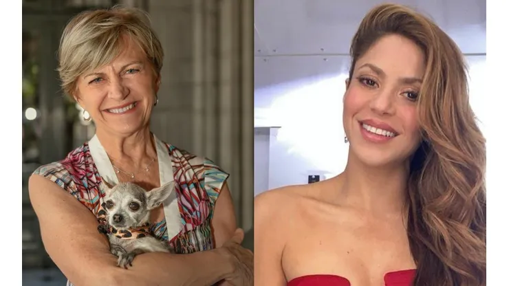 Evelyn Matthei y Shakira.