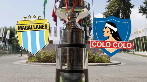 El trofeo y la medalla de la Supercopa de Chile posa frente a la cámara a espera de Colo Colo y Magallanes.