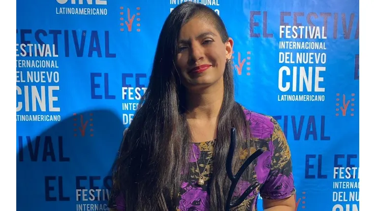 Katherina Harder con el Premior Coral Especial del Jurado