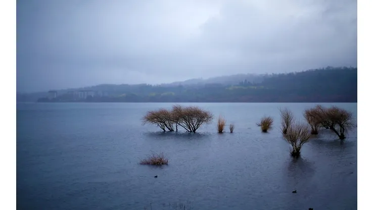 El Lago Villarrica en 2018 también presentaba problemas de contaminación.