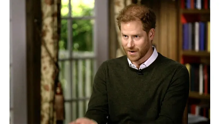El Príncipe Harry en la polémica entrevista.