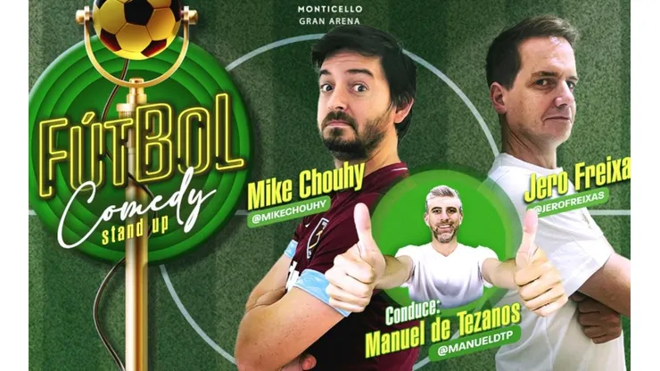 Fútbol Comedy reúne a grandes del humor y las redes sociales.