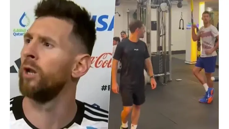 El enojo de Messi ahora llegó al tenis con Djokovic y Schwartzman