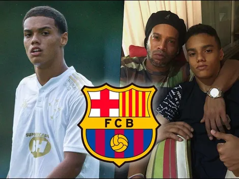 ¡El hijo de Ronaldinho ficha para el Barcelona!