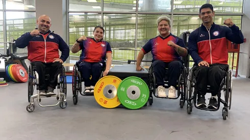 Juan Carlos Garrido y Camila Campos comandan al Team ParaChile de powerlifting en París 2024.
