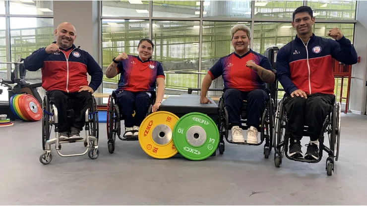Juan Carlos Garrido y Camila Campos comandan al Team ParaChile de powerlifting en París 2024.