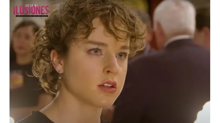 Mónica Echeverría en el episodio de estreno de Juego de Ilusiones.