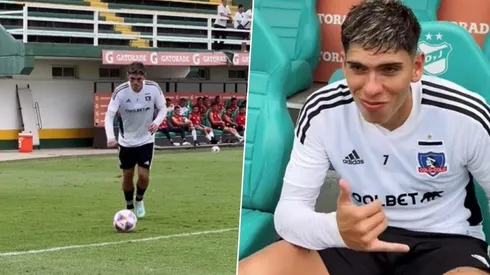 La Joya Carlos Palacios tuvo sus primeros minutos con la 7 de Colo Colo.