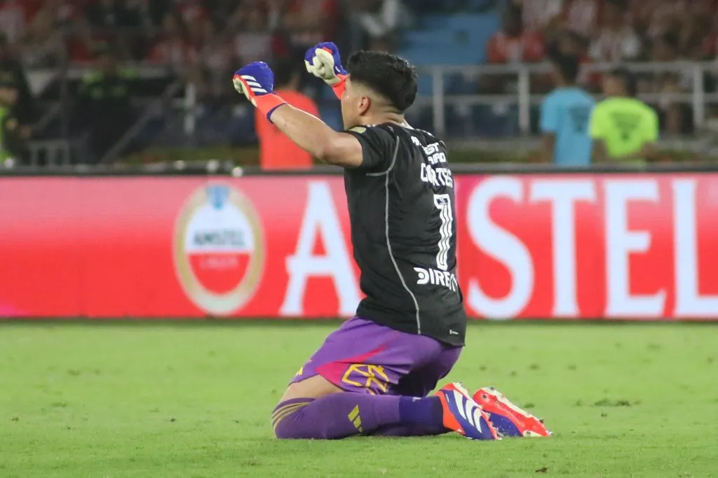 Brayan Cortés otra vez ayudó a Colo Colo a dar un paso clave en Copa Libertadores. Foto: Photosport.
