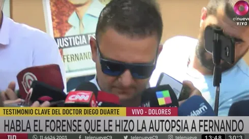 Diego Duarte, el forense que hizo la autopsia de Fernando Báez Sosa.