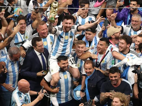 Agüero y Messi a caballito: "Lo que me dolía la espalda"