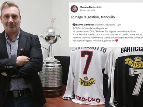 El lindo gesto de Barti con un exfutbolista de Colo Colo y Magallanes