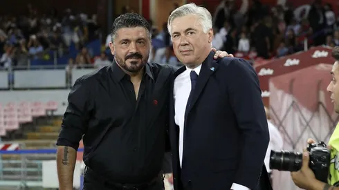 Ancelotti y Gattuso en 2018, cuando aún no se peleaban