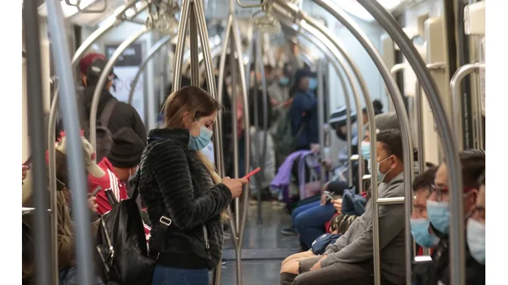 Metro de Santiago.