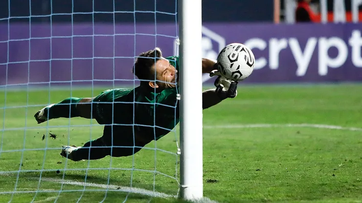 Cesar Rigamonti fue el héroe de Palestino contra Nacional de Paraguay, en la ronda clasificatoria de la Copa CONMEBOL Libertadores 2024.