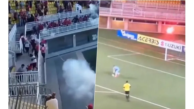 Hinchas de San Luis y Calera protagonizan serios incidentes