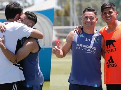 Fotos y abrazos: el reencuentro de Colo Colo con Opazo