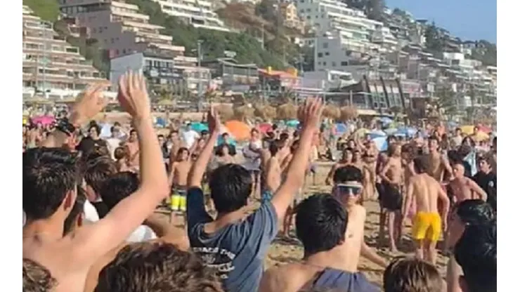 Batalla campal en Reñaca