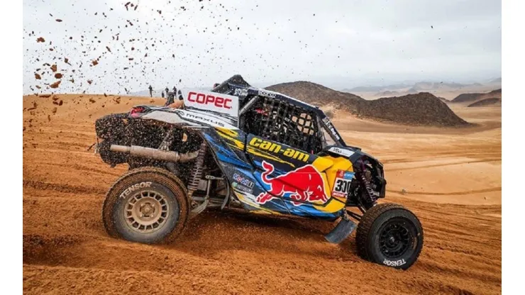 Francisco Chaleco López en el Dakar