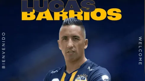 Lucas Barrios es presentado como el nuevo refuerzo del Sportivo Trinidense