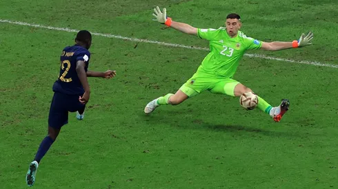 Dibu se mandó la tapada del 2022 en la final del mundial.