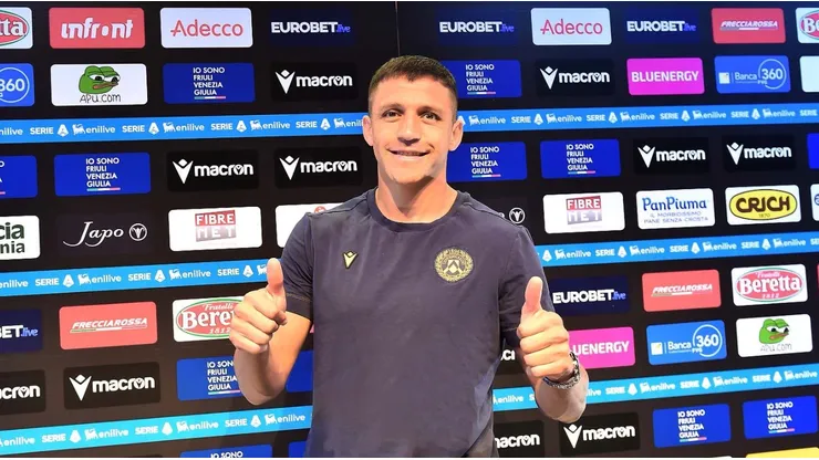 Alexis Sánchez no puede debutar con Udinese.