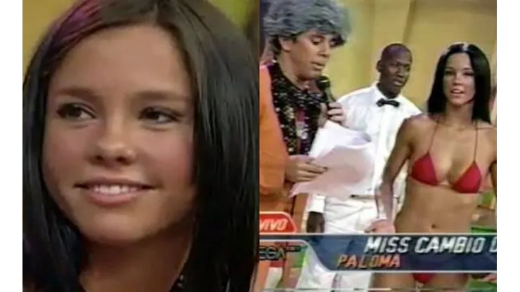 Paloma Fiuza, la Pops, en la época de Mekano al aire.
