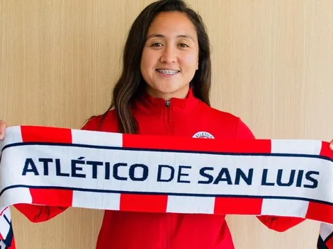Melissa Espina es presentada en Atlético de San Luis Fem