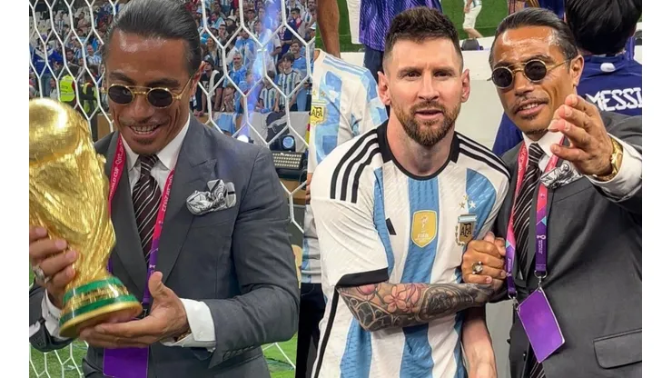 Salt Bae tomó la Copa del Mundo e incomodó a los jugadores