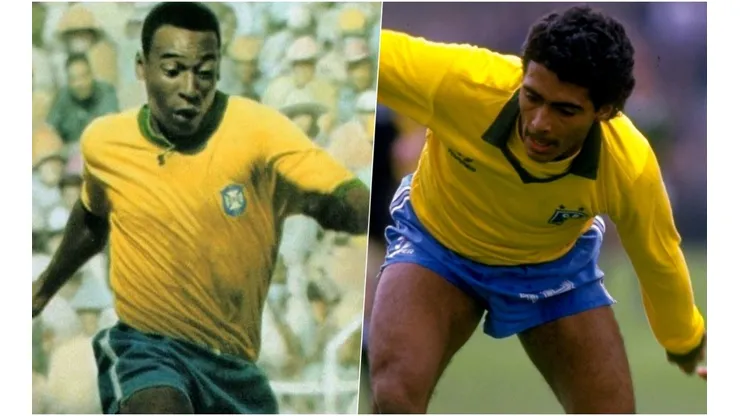 Pelé fue confundido por Romario en Twitter.