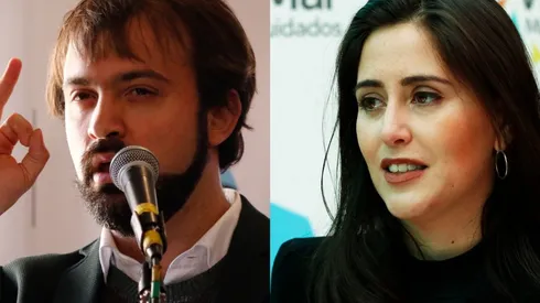 Jorge Sharp y Macarena Ripamonti, los alcaldes de Valparaíso y Viña del Mar, respectivamente.