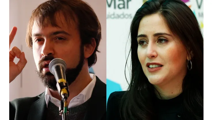 Jorge Sharp y Macarena Ripamonti, los alcaldes de Valparaíso y Viña del Mar, respectivamente.