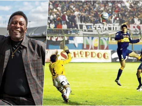 El día que Pelé felicitó al Everton Campeón y bromeó con Caszely