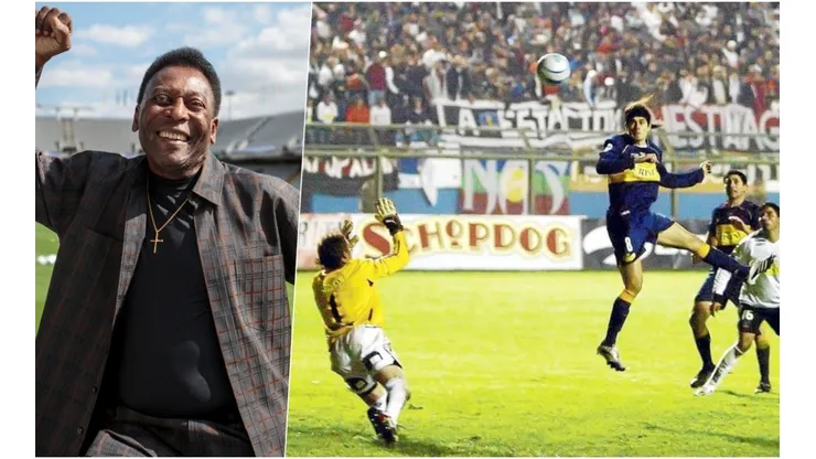 Pelé no dejó pasar la oportunidad de felicitar a Everton por su título ante Colo Colo.